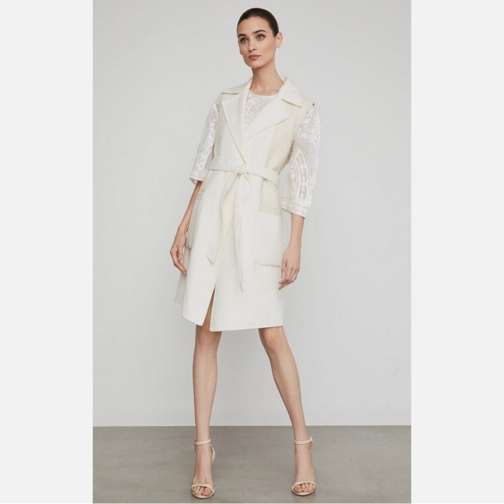 BCBGMaxAzria Camilla Long Wrap Vest